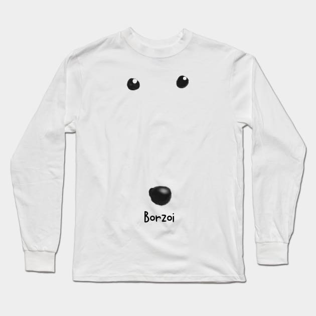 borzoi meme Long Sleeve T-Shirt by Moonwing